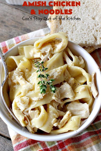 Classic Amish Chicken and Noodles Classic Amish Chicken and Noodles