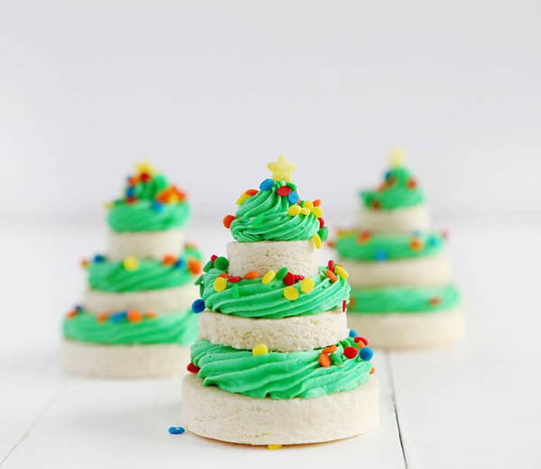 Christmas Tree Sugar Cookies Christmas Tree Sugar Cookies
