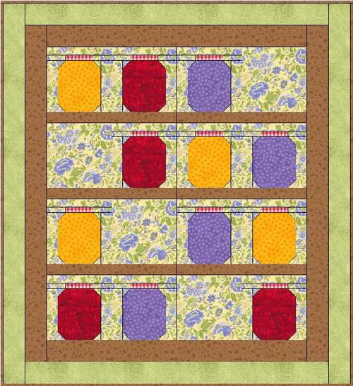 Jam Pantry Wall Quilt Jam Pantry Wall Quilt