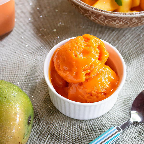 Easy Mango Sorbet Recipe Easy Mango Sorbet Recipe