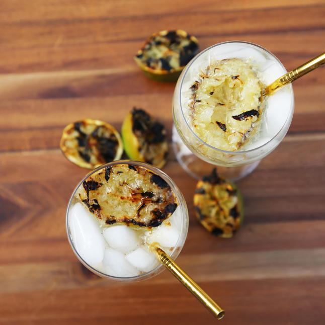 Grilled Lime Cocktail Grilled Lime Cocktail
