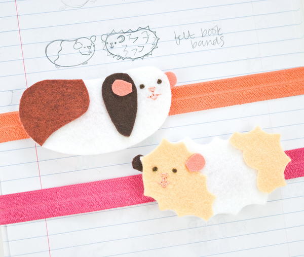 Guinea Pig DIY Elastic Book Band Guinea Pig DIY Elastic Book Band
