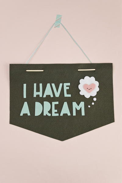 I Have a Dream Felt Banner Pattern I Have a Dream Felt Banner Pattern