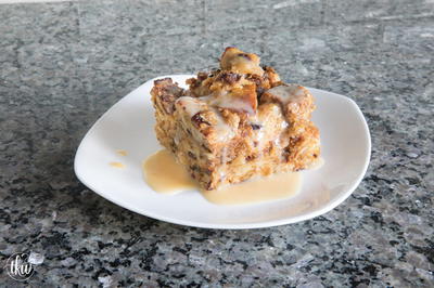 Orange Cranberry Decadent Bread Pudding