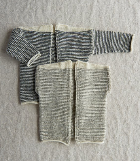 Tiny Stripes Cardigan and Vest Tiny Stripes Cardigan and Vest