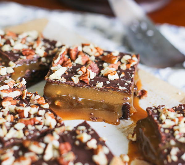 Gooey Caramel Chocolate Ganache Brownies Gooey Caramel Chocolate Ganache Brownies