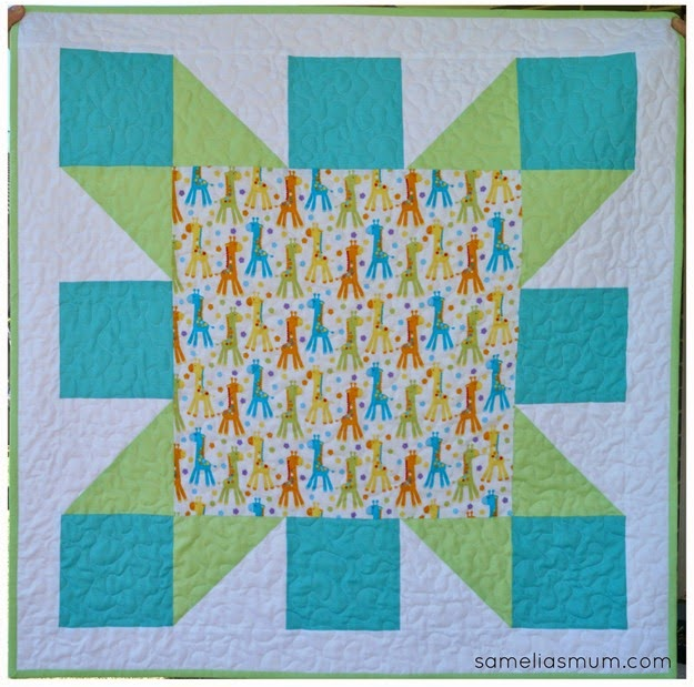 One Block Baby Quilt One Block Baby Quilt
