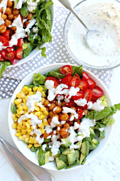 BBQ Ranch Chickpea Salad BBQ Ranch Chickpea Salad