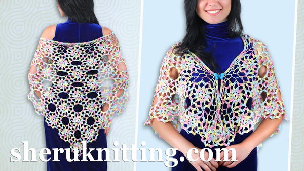 Crochet Round Shawl Crochet Round Shawl