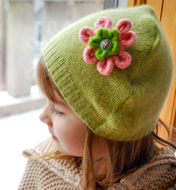 DIY Winter Hat from Upcycled Sweater DIY Winter Hat from Upcycled Sweater