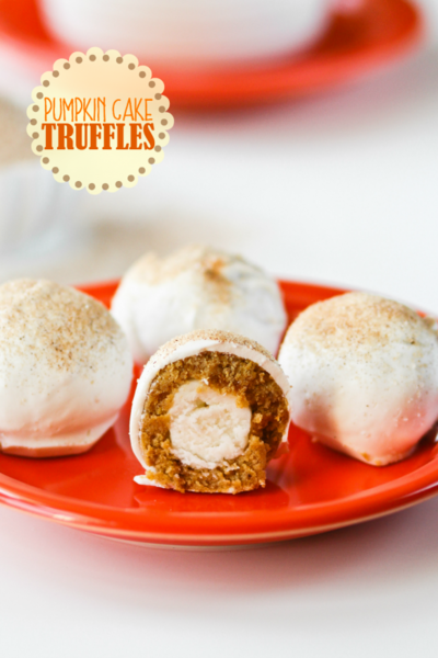 Cream Cheese Stuffed Pumpkin Cake Truffles Cream Cheese Stuffed Pumpkin Cake Truffles