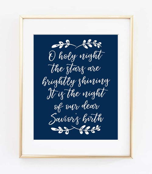 O Holy Night Free Printable O Holy Night Free Printable