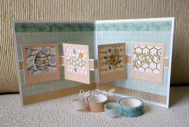 Bee Happy Fancy Fold Card Bee Happy Fancy Fold Card