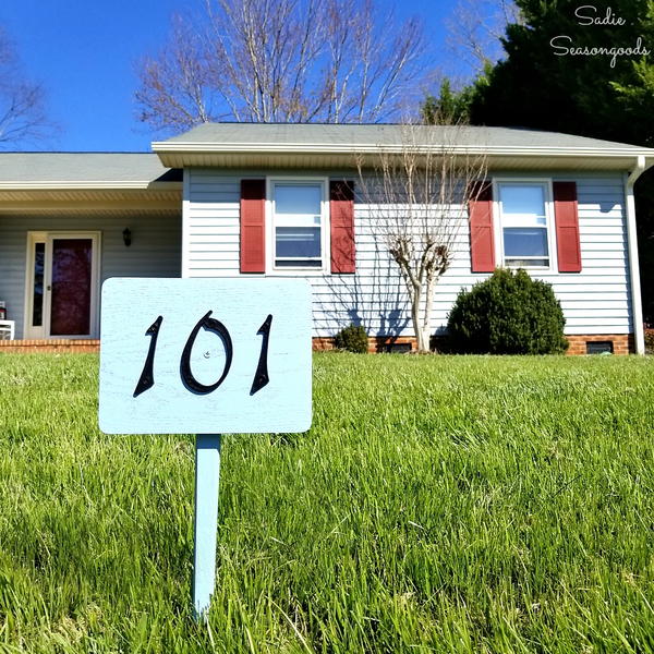 DIY House Number Idea DIY House Number Idea