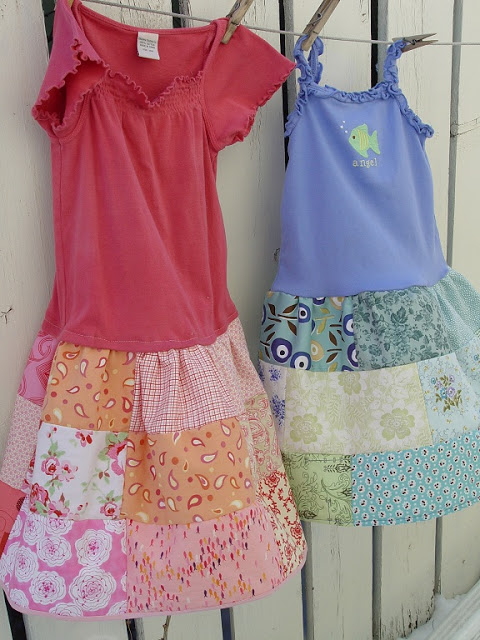 Outgrown Shirts and Patchwork Skirts Outgrown Shirts and Patchwork Skirts