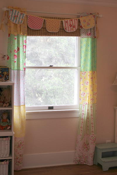 Fat Quarter Patchwork Curtains