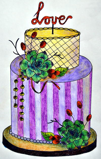 Wedding Cake Adult Coloring Page Wedding Cake Adult Coloring Page