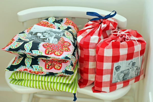 Photo Keepsake Drawstring Bag Pattern Photo Keepsake Drawstring Bag Pattern