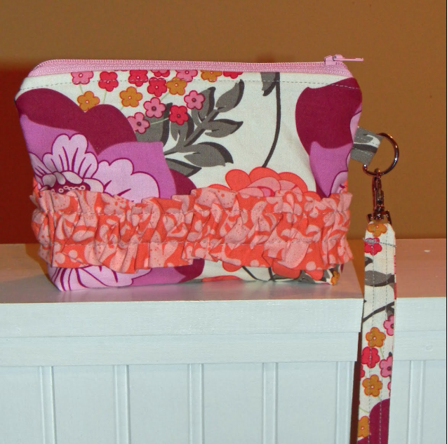 Ruffled Wristlet Sewing Pattern Ruffled Wristlet Sewing Pattern