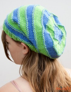 Stripey Knit Beanies Stripey Knit Slouchy Beanies