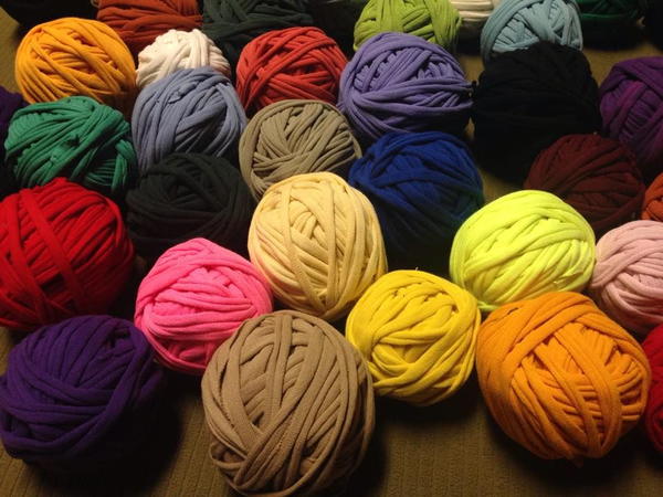 Homemade T-Shirt Yarn Homemade T-Shirt Yarn