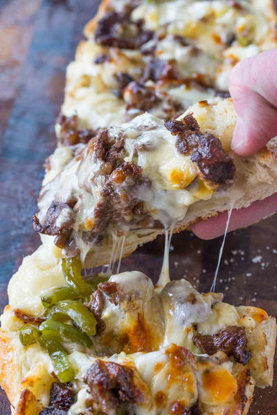 Philly Cheesesteak Cheesy Bread Philly Cheesesteak Cheesy Bread