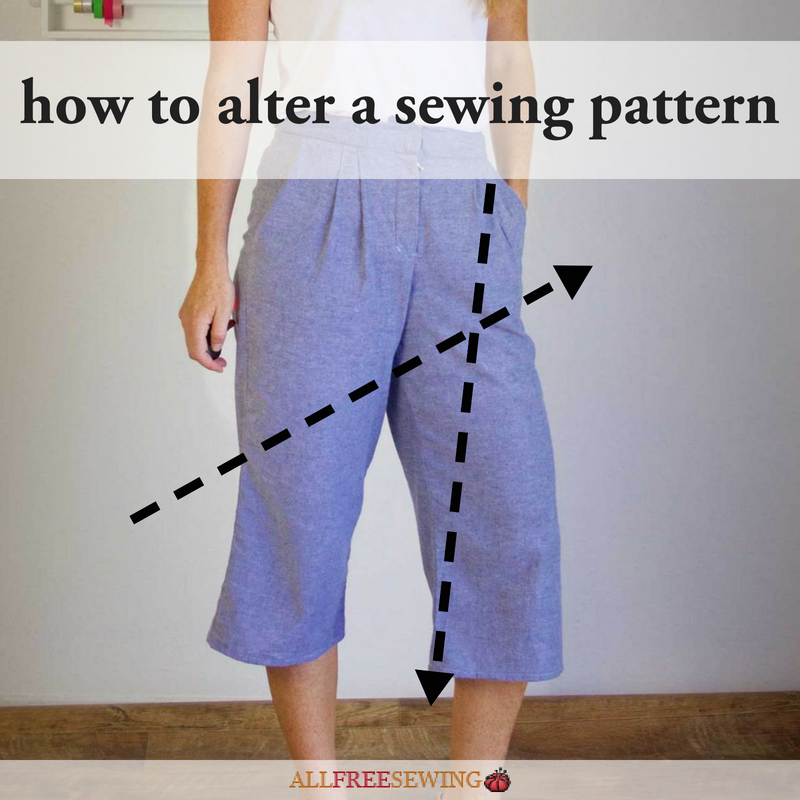 How to Alter a Sewing Pattern