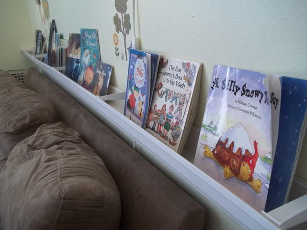 DIY Rain Gutter Bookshelves DIY Rain Gutter Bookshelves