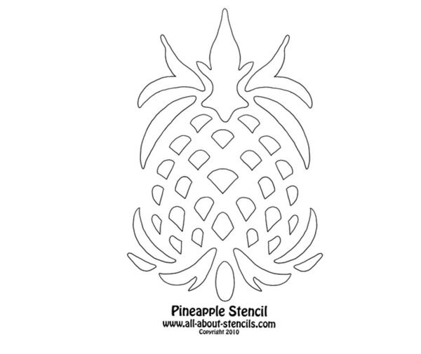 Pineapple Quilt Stencil Pineapple Quilt Stencil