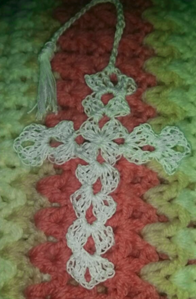 Cross Bookmark Crochet Pattern Cross Bookmark Crochet Pattern