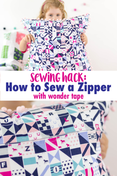 How to Sew a Zipper with Wonder Tape How to Sew a Zipper with Wonder Tape
