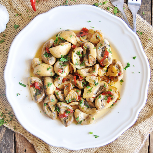 Spicy Garlic Mushrooms Spicy Garlic Mushrooms