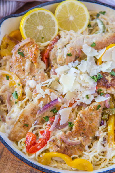 Olive Garden Chicken Scampi Pasta