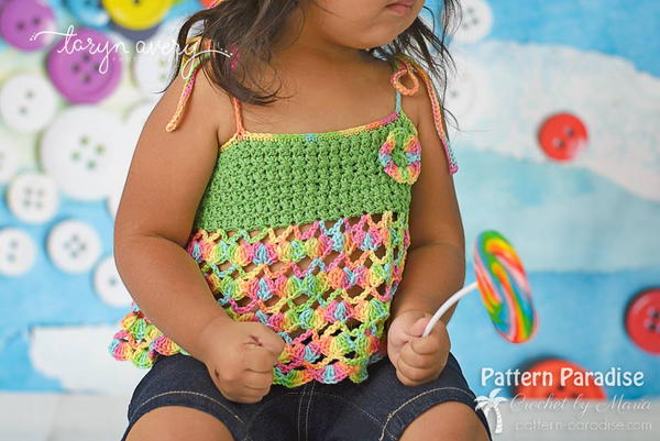 All Tied Up Crochet Toddler Top All Tied Up Crochet Toddler Top