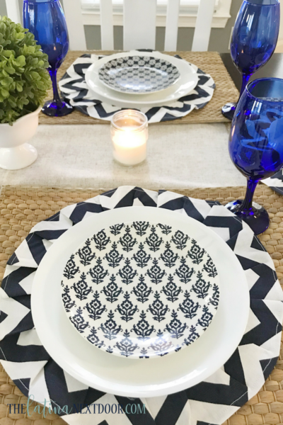 DIY Fabric Chargers for your Table DIY Fabric Chargers for your Table