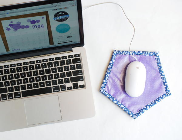 Pristine Pentagon DIY Mouse Pad Pristine Pentagon DIY Mouse Pad