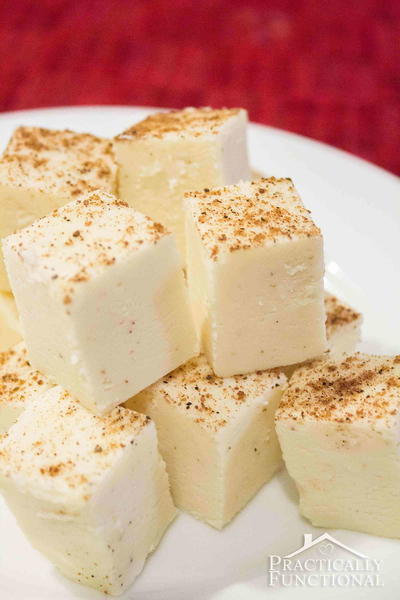 Eggnog Holiday Fudge Recipe Eggnog Holiday Fudge Recipe