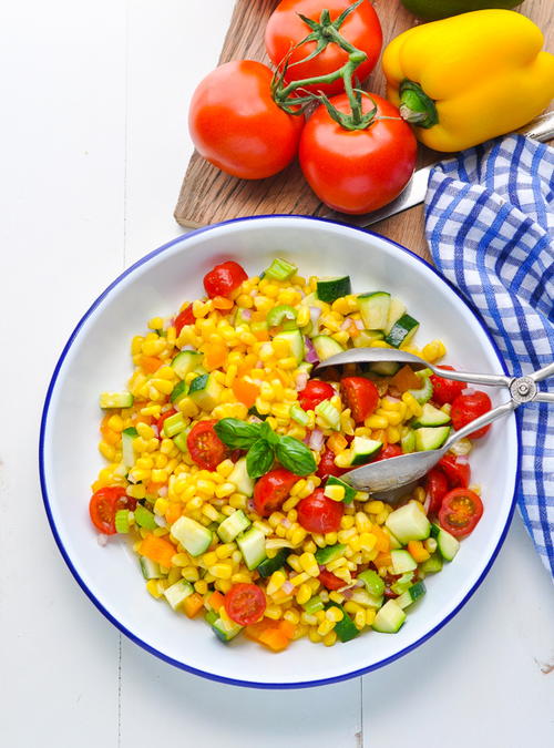 Healthy and Easy Summer Corn Salad Healthy and Easy Summer Corn Salad