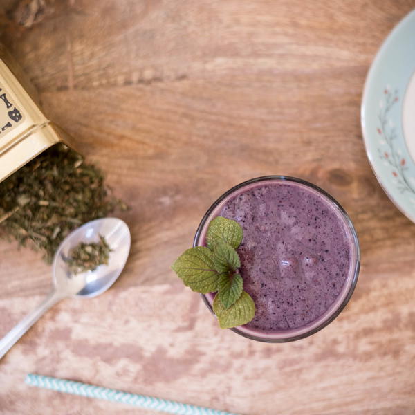 Blueberry Mint Smoothie Recipe Blueberry Mint Smoothie Recipe