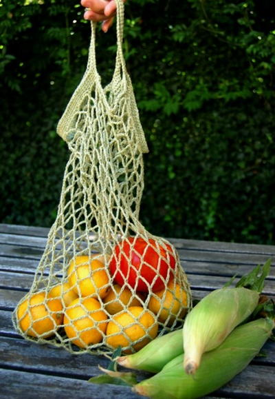 Linen Grocery Tote Linen Grocery Tote