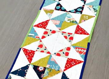 Contemporary Quilted Table Runner