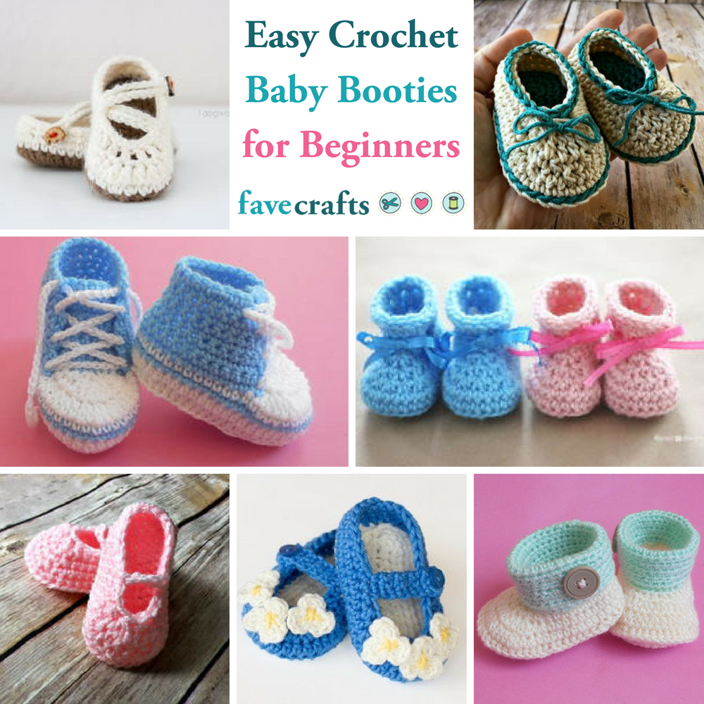 15 Easy Crochet Baby Booties For Beginners Favecrafts Com,How To Make A Diaper Cake Without Rolling