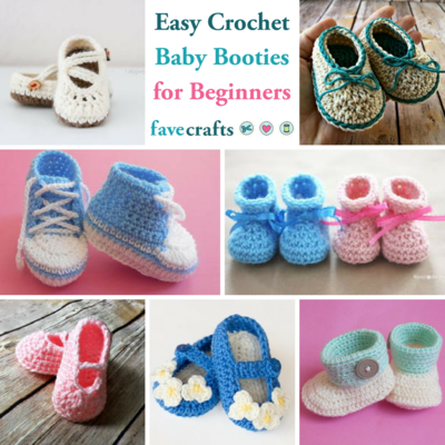 Easy Crochet Baby Booties for Beginners
