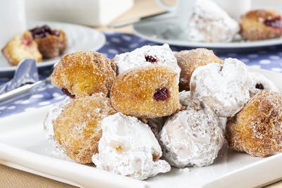 Homemade Jelly Donut Holes