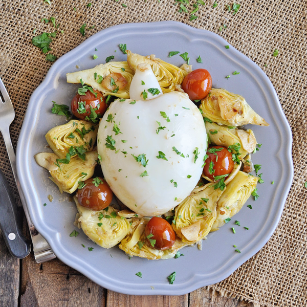 Pan Grilled Cuttlefish with Artichoke Hearts Pan Grilled Cuttlefish with Artichoke Hearts