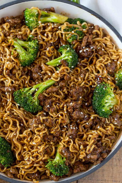 Ground Beef Teriyaki Ramen Ground Beef Teriyaki Ramen