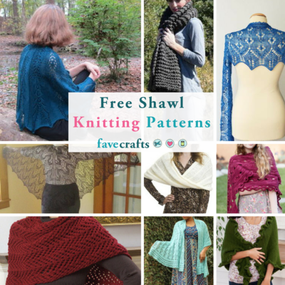 24 Free Shawl Knitting Patterns