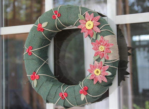 Country Chic Christmas Wreath
