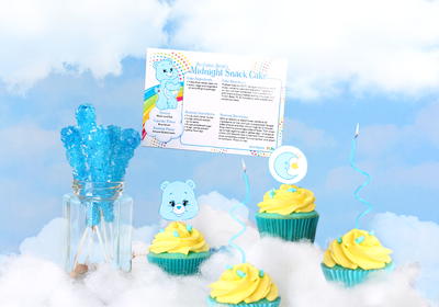Printable Care Bears Recipe Cards and Cupcake Toppers