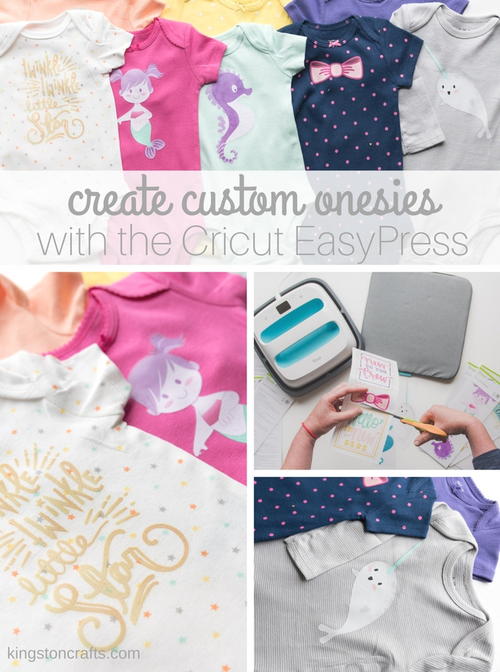 Create Custom Onesies with the Cricut EasyPress Create Custom Onesies with the Cricut EasyPress